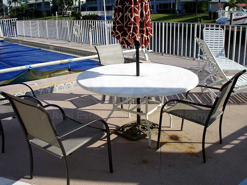 Malaga Terrace Community Pool and Sun Deck Furnishings